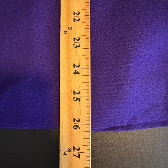 Vintage 70s Pendleton 100% Wool Purple Straight Skirt, Career Wear,  Size 2P - Picture 9 of 12